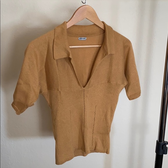 Rachel Comey Tops - Sweater polo w/ keyhole front detail